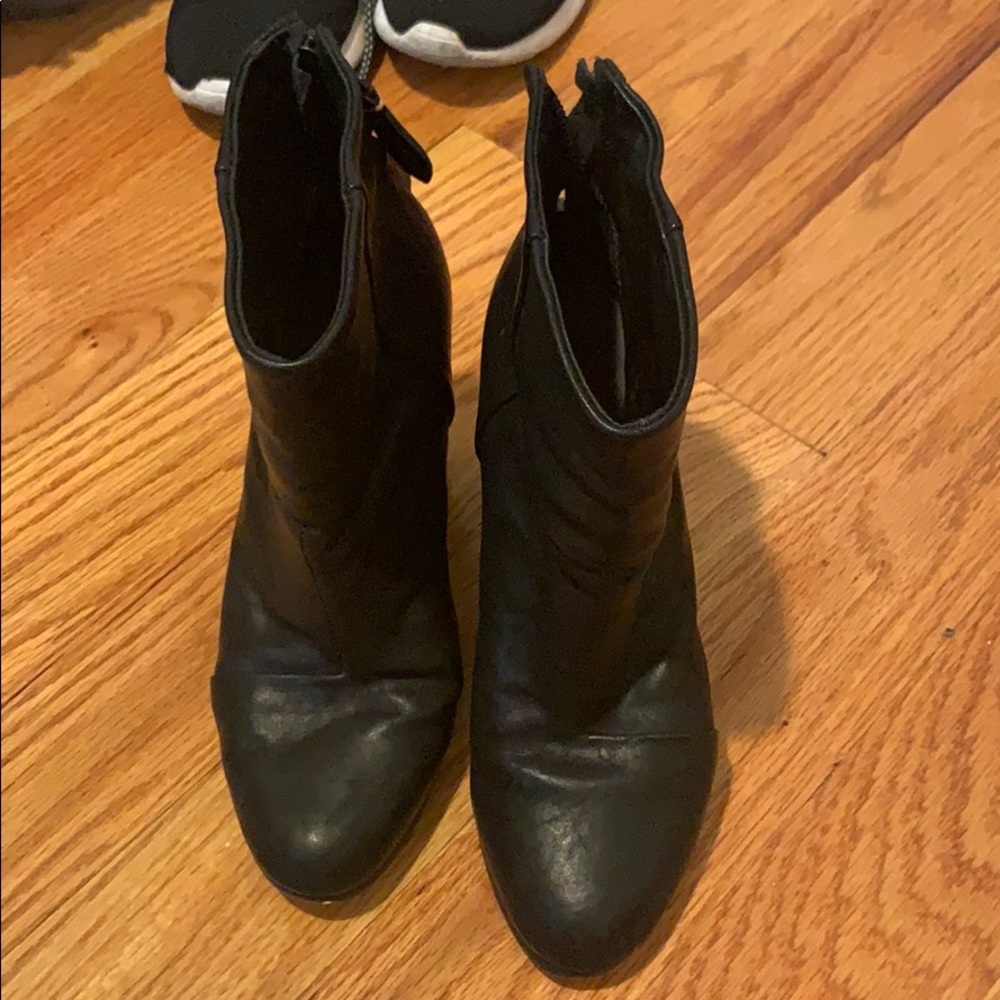 Rag and Bone leather Newbury heeled boot